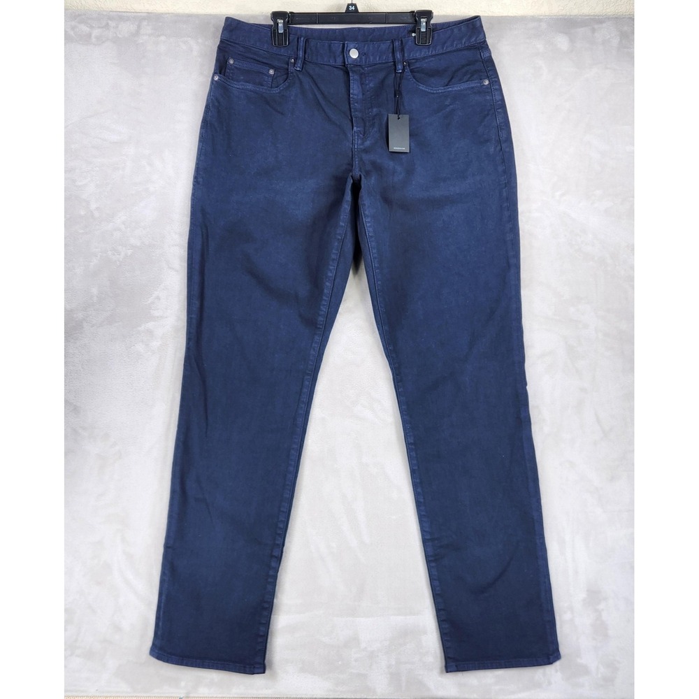 Bonobos Jeans Mens 38x34 Dark Wash Blue Straight Athletic Fit Stretch Denim